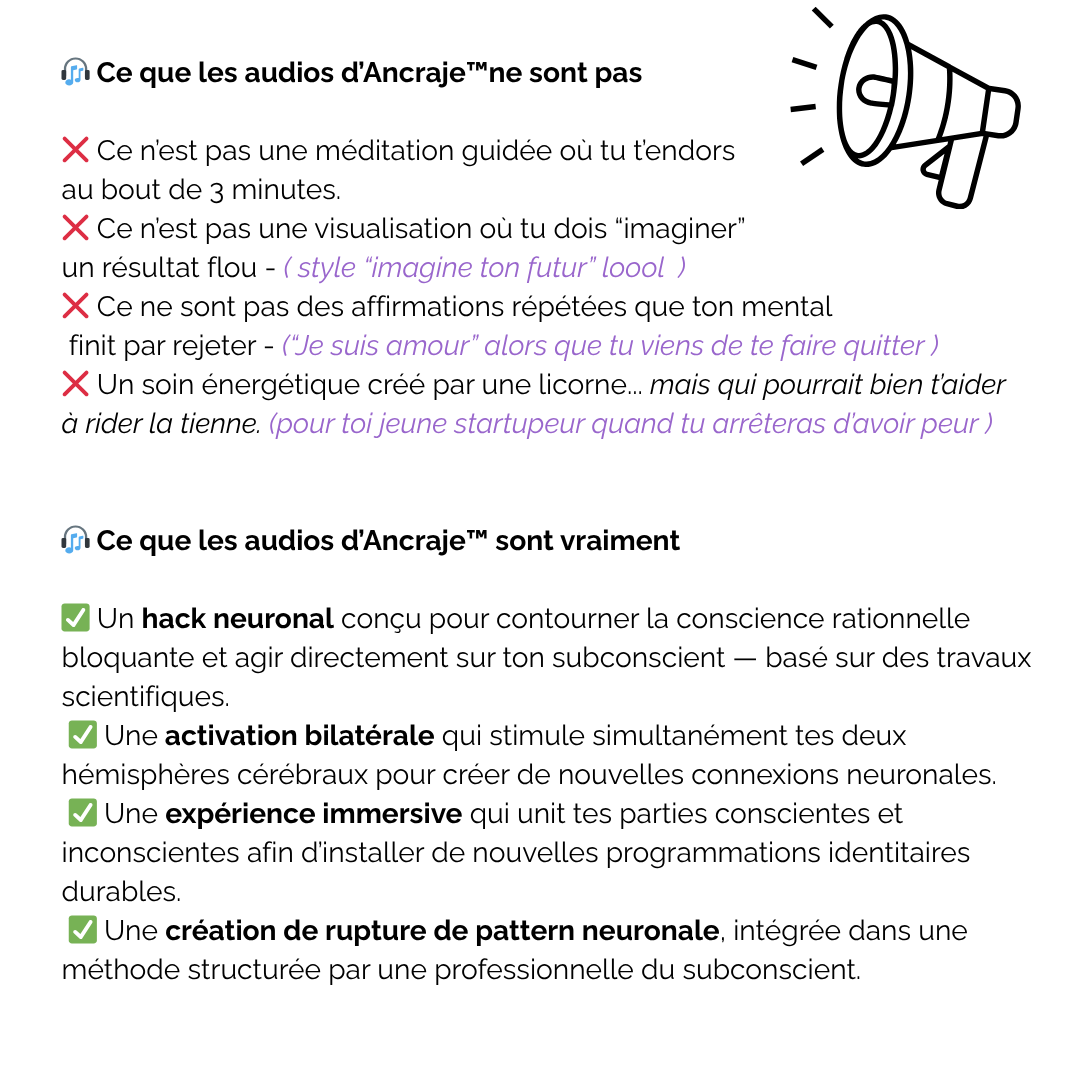NOMAÏA™ : Reprogrammation subconsciente de mon identité ( Mug + programme complet audio )