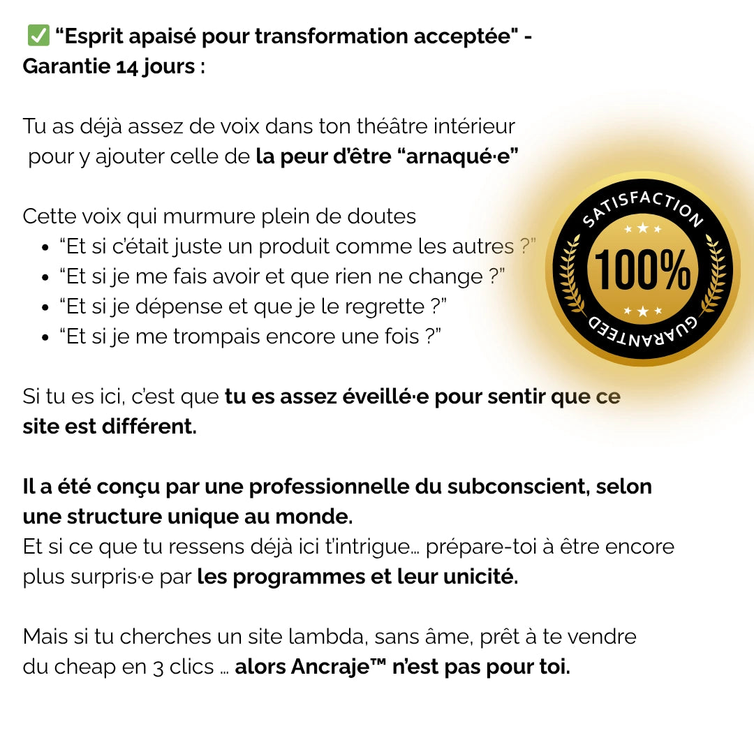 NOMAÏA™ : Reprogrammation subconsciente de mon identité ( Mug + programme complet audio )