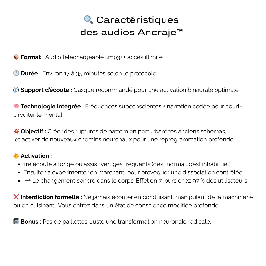 NOMAÏA™ : Reprogrammation subconsciente de mon identité ( Mug + programme complet audio )