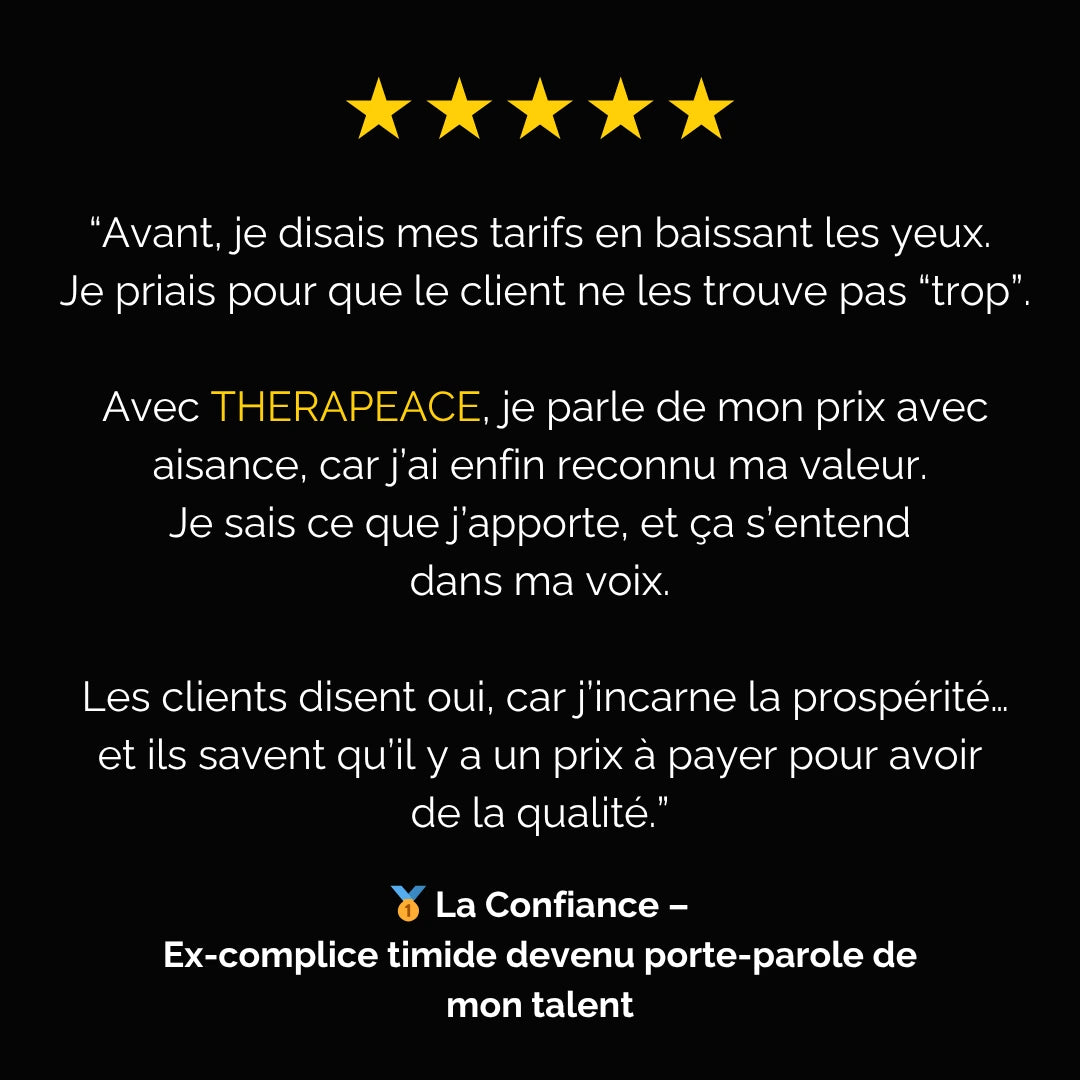 THERAPEACE™  - L’Activateur de  prospérité pour Thérapeute éveillée (Tote Bag + Audio)