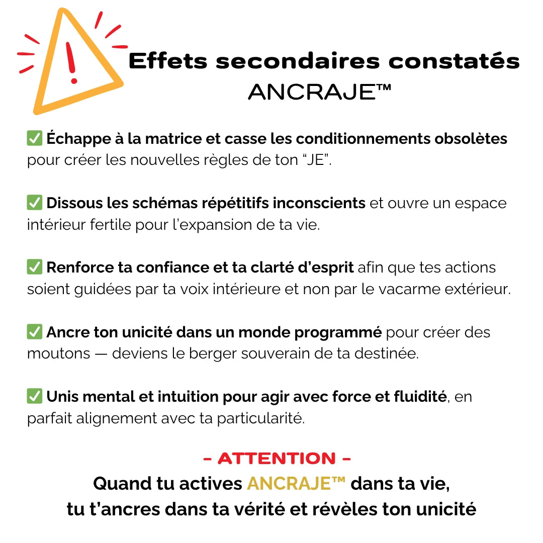 Mon Ancraje change les règles du JE (Tshirt +Audio)