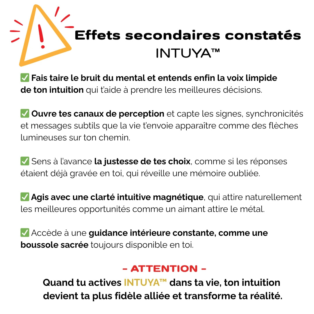 INTUYA™ - Activation de l'intuition sacrée (Tshirt + Audio )